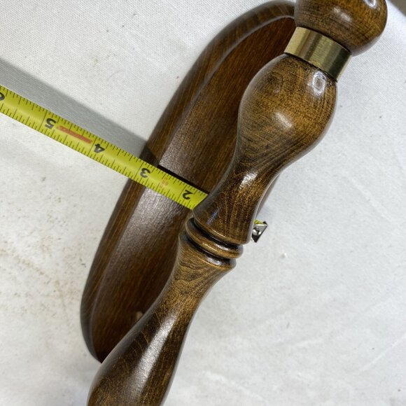 Vintage Wooden Wall Candle Holders Set of 2 Rustic Farmhouse Sconce Decor - Picture 7 of 7